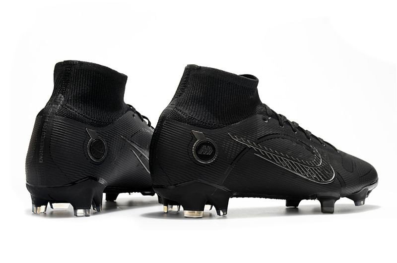 Men's& woman's  Mercurial Superfly VIII Elite FG Black Black