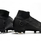 Men's& woman's  Mercurial Superfly VIII Elite FG Black Black