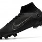 Men's& woman's Mercurial Superfly VIII Elite FG Black Black