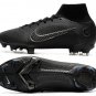 Men's& woman's Mercurial Superfly VIII Elite FG Black Black