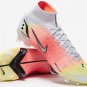Men's& woman's Mercurial Superfly VIII Elite FG Dream Speed WhiteMetallic SilverPure Platinum