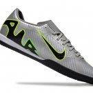 Men's& woman's Mercurial Vapor 15 Academy Indoor Chrome Concept Pack - Chrome GreyGreenBlack