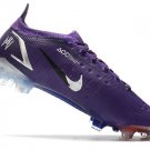 Men's& woman'sMercurial Dream Speed Vapor 14 Elite FG CR7 Freestyle Purple Silver