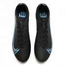 Men's& woman'sMercurial Vapor 14 Elite AG-PRO Black Iron Grey University Blue