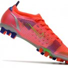 Men's& woman'sMercurial Vapor 14 Elite AG-PRO Spectrum - Bright CrimsonMetallic Silver