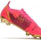 Men's& woman'sMercurial Vapor 14 Elite FG - Red Gold