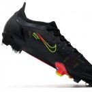 Men's& woman'sMercurial Vapor 14 Elite FG Black x Prism - Black  Cyber Yellow  Off Noir