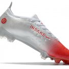 Men's& woman'sMercurial Vapor 14 Elite FG 'INSANE' - Silver RedWhite
