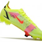 Men's& woman'sMercurial Vapor 14 Elite FG Montivation Pack - VoltBright CrimsonBlack