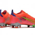 Men's& woman'sMercurial Vapor 14 Elite FG Spectrum - Bright CrimsonMetallic Silver