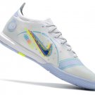 Men's& woman'sMercurial Vapor 14 Elite Indoor The Progress - White GreyBlue