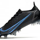 Men's& woman'sMercurial Vapor 14 Elite SG-PRO - Black Iron Grey University Blue
