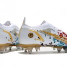 Men's& woman'sMercurial Vapor 14 Elite SG-PRO CR110 - White Blue Red Gold