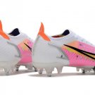 Men's& woman'sMercurial Vapor 14 Elite SG-Pro Dragonfly - WhiteMetallic SilverDark Raisin