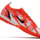 Men's& woman'sMercurial Vapor 14 Elite Turf Spark Positivity- RedWhiteBlack