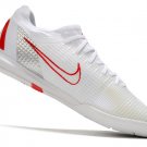 Men's& woman'sMercurial Vapor 14 Pro Indoor - WhiteRedSilver