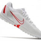 Men's& woman'sMercurial Vapor 14 Pro Turf - WhiteRedSilver