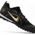 Men's& woman'sMercurial Vapor 14 Pro Turf Shadow - BlackGoldSilver