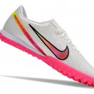 Men's& woman'sMercurial Vapor 15 Academy Turf Marcus Rashford - WhiteBlackHyper Pink