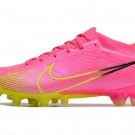 Men's& woman'sMercurial Vapor 15 Elite AG Luminous Pack - Pink BlastVoltGridiron