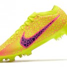Men's& woman'sMercurial Vapor 15 Elite FG - YellowRedPink