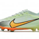 Men's& woman'sMercurial Vapor 15 Elite FG Custom - Barely GreenOrangeBlack