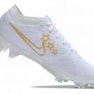 Men's& woman'sMercurial Vapor 15 Elite FG Enzo Fernandez - Nuovo WhiteMetallic GoldMulticolor Blue
