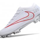 Men's& woman'sMercurial Vapor 15 Elite FG Football Boots - WhiteRedSilver