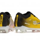 Men's& woman'sMercurial Vapor 15 Elite FG KM PSG Mbappe - GoldMulti-BlackWhite