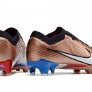 Men's& woman'sMercurial Vapor 15 Elite FG Kylian Mbappe Generation - Metallic CopperMetallic Gold