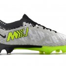 Men's& woman'sMercurial Vapor 15 Elite FG XXV 25th Anniversary Pack - Metallic SilverVoltBlack