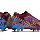 Men's& woman'sMercurial Vapor 15 Elite SG-Pro KM Mbappe - Dark BeetrootMetallic Vivid Gold