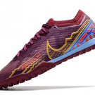 Men's& woman'sMercurial Vapor 15 Elite Turf Kylian Mbappe - Dark BeetrootMetallic Vivid Gold