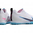 Men's& woman'sMercurial Vapor 15 Pro Turf Blast - WhiteBaltic BluePink Blast