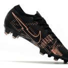 Men's& woman'sMercurial Vapor XIII Elite FG - BlackBlackOrange