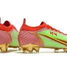 Men's& woman'sMercurial Vapor XIV Elite FG Mbappe Green Red Gold
