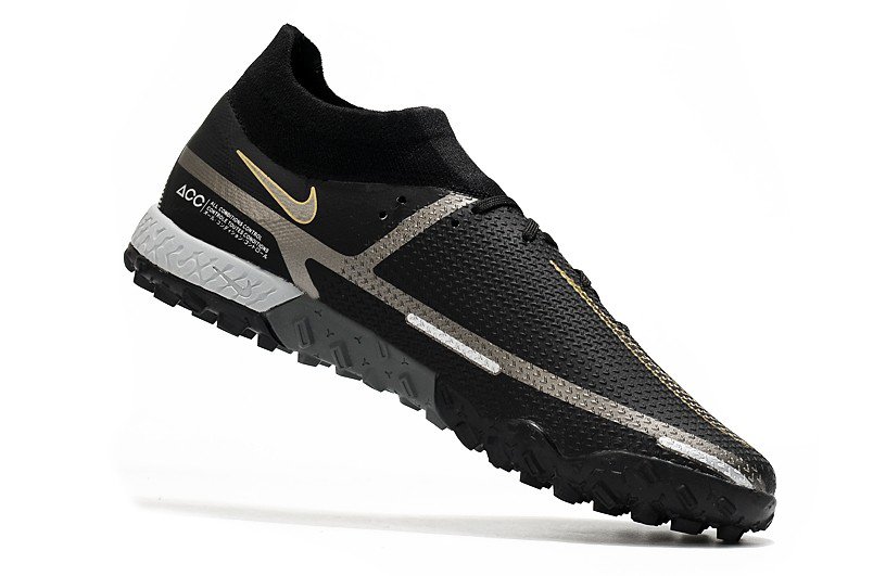 Men's& woman'sPhantom GT 2 Pro DF Turf Shadow Pack - BlackDark GreyMetallic Gold