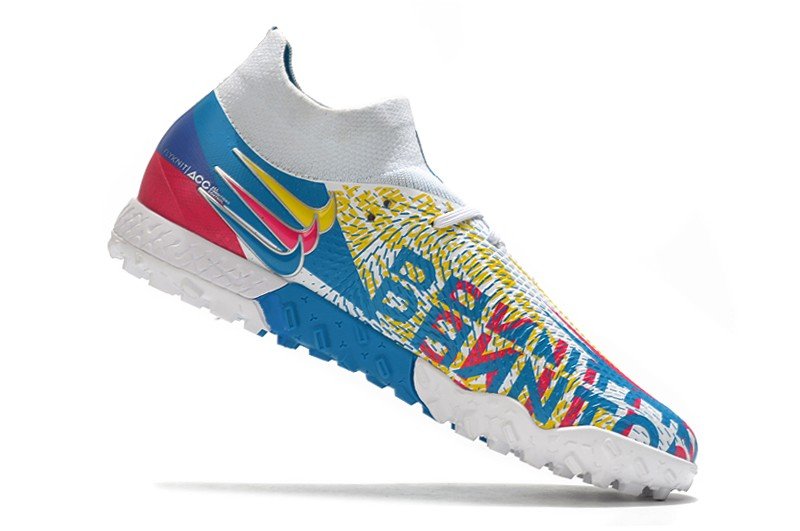 Men's& woman'sPhantom GT Pro Dynamic Fit Turf - Chlorine BluePink BlastYellowWhiteMetallic Silver