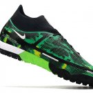 Men's& woman'sPhantom GT2 Pro DF Turf Shockwave Pack - BlackMetallic PlatinumGreen Strike