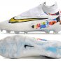 Men's& woman'sPhantom GX Elite DF FG Harry Kane - WhiteGoldBlueMulticolor