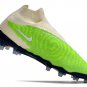 Men's& woman'sPhantom GX Elite DF FG Link Football - GreenVolt BlackWhite