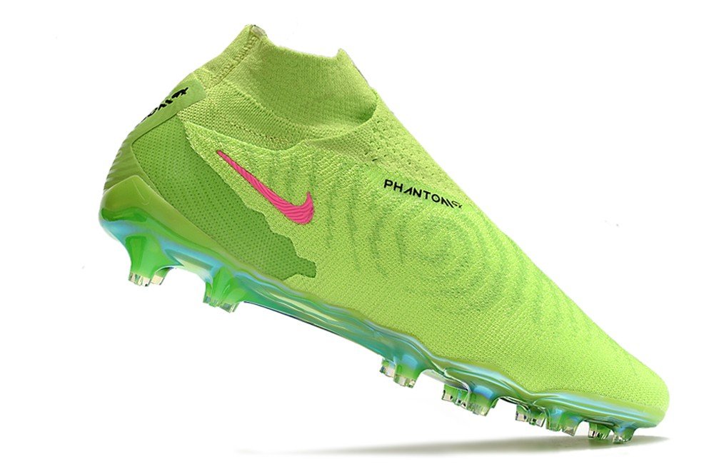 Men's& woman'sPhantom GX Elite DF FG Link Football - Laser GreenVolt BlackRed