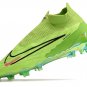 Men's& woman'sPhantom GX Elite DF FG Link Football - Laser GreenVolt BlackRed