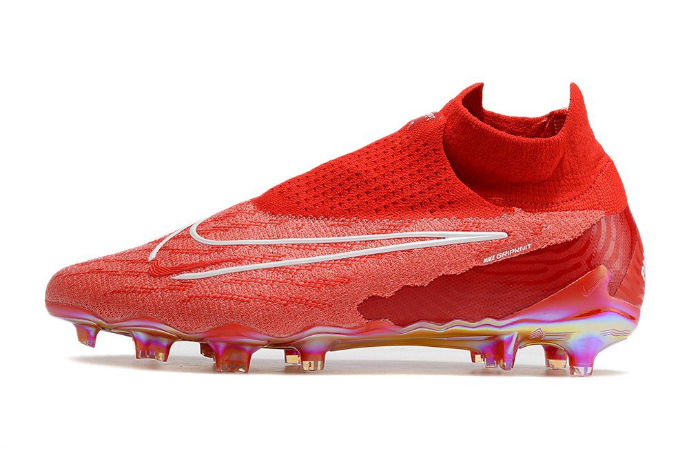 Men's& woman'sPhantom GX Elite DF FG Link Football Boots - RedWhiteBurgundy Crush