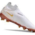 Men's& woman'sPhantom GX Elite DF FG United Golden Pack - WhiteMetallic GoldBlack
