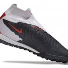 Men's& woman'sPhantom GX Elite DF Turf Link Football - GreyBlackPink Red