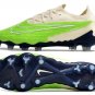 Men's& woman'sPhantom GX Elite FG Link Football - GreenVolt BlackWhite