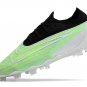 Men's& woman'sPhantom GX Elite FG Link Football - Laser GreenBlackWhite