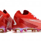 Men's& woman'sPhantom GX Elite FG Link Football Boots - RedWhiteBurgundy Crush