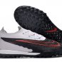 Men's& woman'sPhantom GX Elite Turf Link Football - GreyBlackPink Red